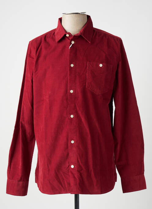 Cămașă cu mâneci lungi roșu KNOWLEDGE COTTON APPAREL bărbat