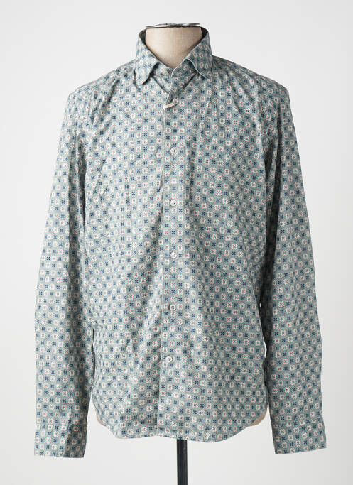 Cămașă cu mâneci lungi verde FIL NOIR bărbat