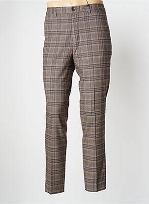 Pantalon chino țesătură poplin mărime normală bej MAISON SCOTCH bărbat