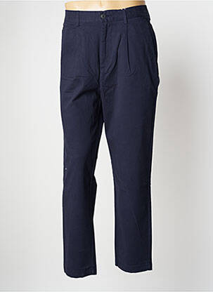 Pantalon chino elasticitate talie înaltă albastru MINIMUM bărbat