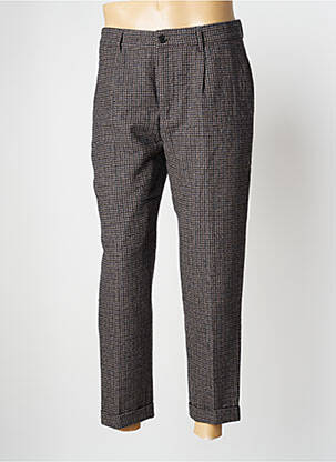 Pantalon chino țesătură poplin mărime normală maro MINIMUM bărbat