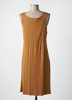 Rochie midi fără mâneci fără mâneci maro SEE THE MOON femeie