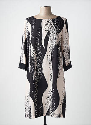 Rochie scurtă mâneci 3/4 mâneci 3/4 negru RINASCIMENTO femeie