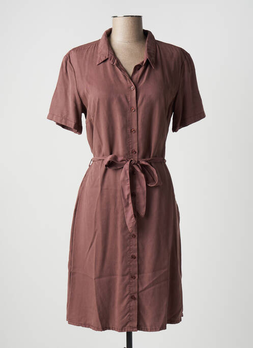 Rochie midi maro KANOPE femeie