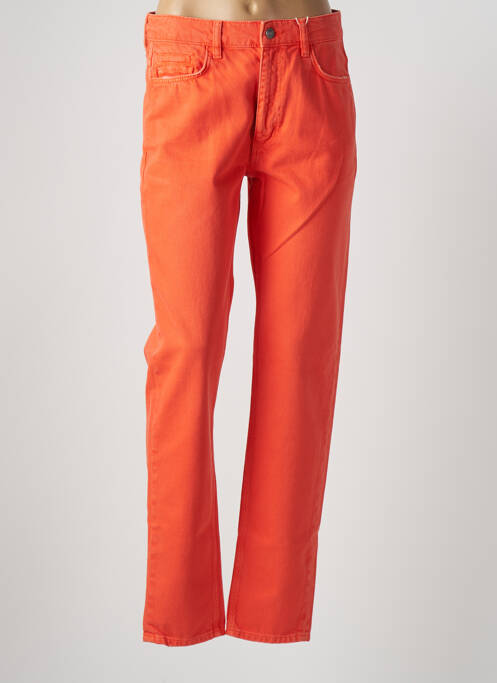 Pantalon drept portocaliu ESPRIT femeie