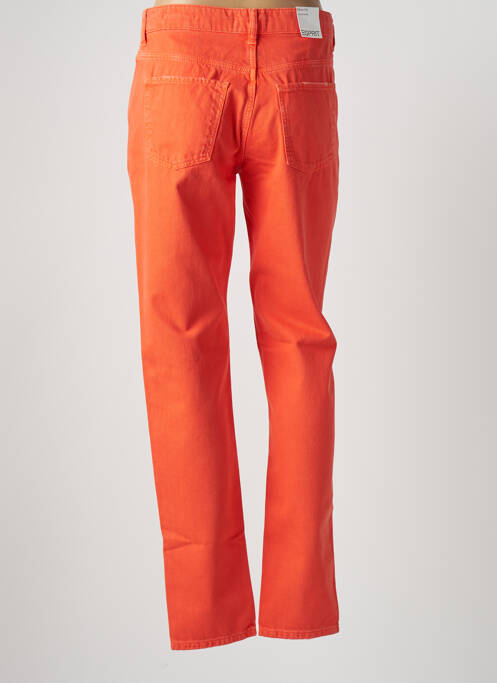 Pantalon drept portocaliu ESPRIT femeie