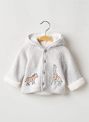 Vestă cu mâneci lungi gri LOSAN copil