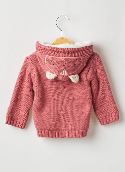 Vestă cu mâneci lungi roz NOUKIE'S fată