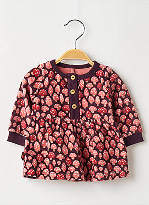 Rochie midi violet BOBOLI fată