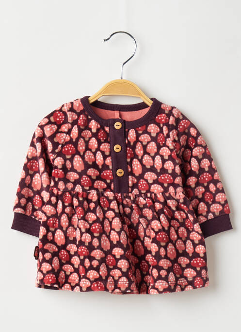 Rochie midi violet BOBOLI fată