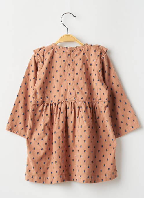 Rochie midi maro PETIT BATEAU fată