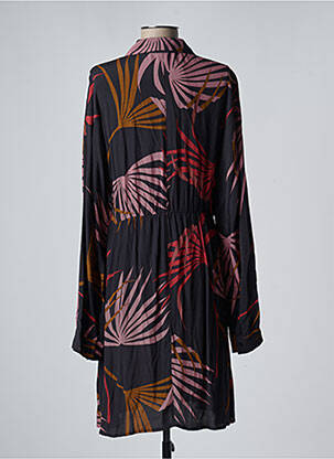 Rochie midi croială fluidă mâneci lungi negru SEE U SOON femeie