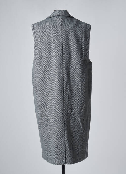 Palton lung gri KAFFE femeie