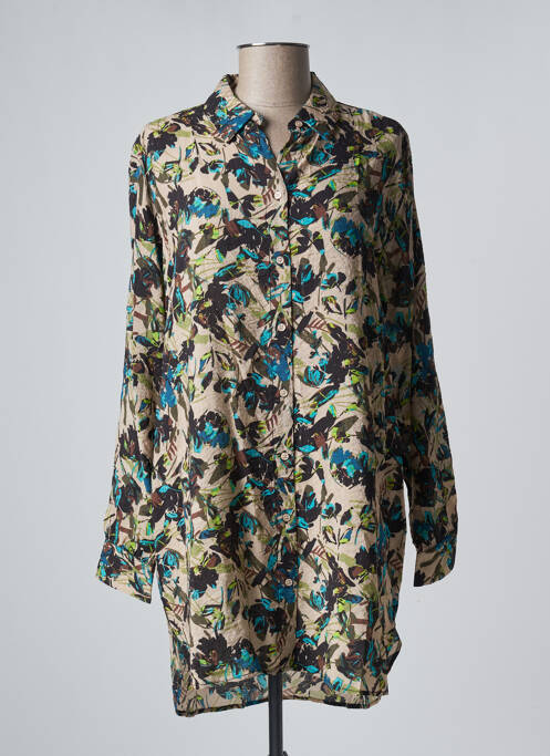 Tunică mâneci lungi bej KAFFE femeie