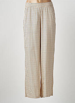 Pantalon larg bej KAFFE femeie