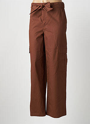 Pantalon drept maro KAFFE femeie