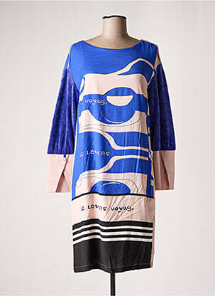 Rochie midi albastru ELISA CAVALETTI femeie