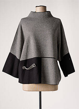 Pulover țesătură melanj mâneci lungi gri JOSEPH RIBKOFF femeie