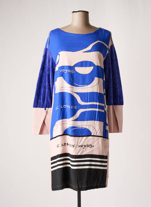 Rochie midi albastru ELISA CAVALETTI femeie