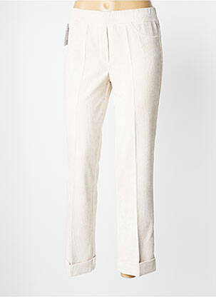 Pantalon slim bej WALTRON femeie