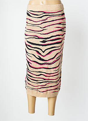 Fustă midi bej LOLA CASADEMUNT femeie