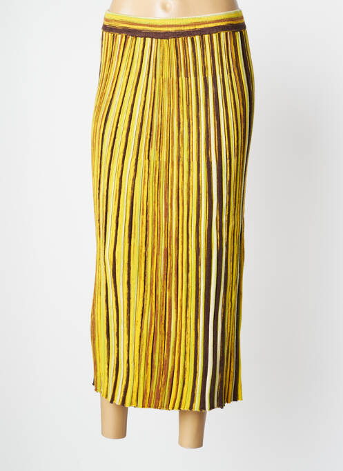 Fustă midi galben SURKANA femeie