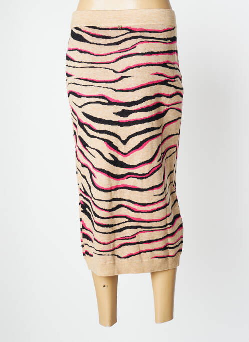 Fustă midi bej LOLA CASADEMUNT femeie