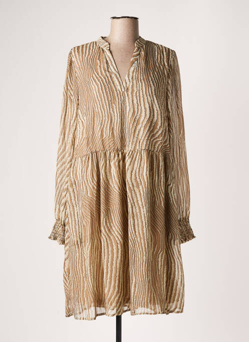 Rochie midi bej KAFFE femeie