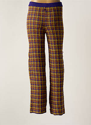 Pantalon drept talie elastică violet DIXIE femeie