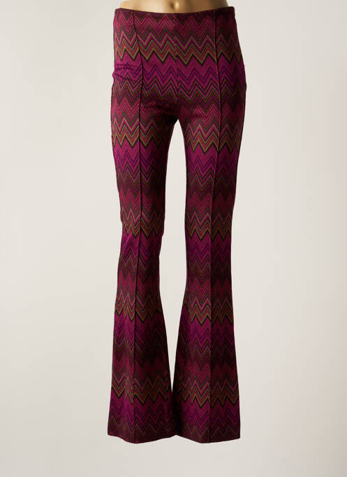 Pantalon evazat violet IMPERIAL femeie