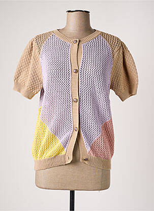 Vestă cu mâneci scurte violet NUMPH femeie