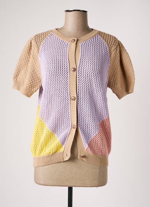 Vestă cu mâneci scurte violet NUMPH femeie