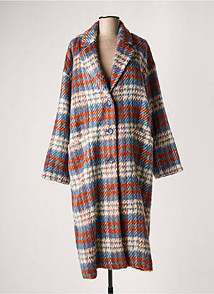 Palton lung albastru NUMPH femeie