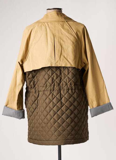 Geacă matlasată bej NUMPH femeie