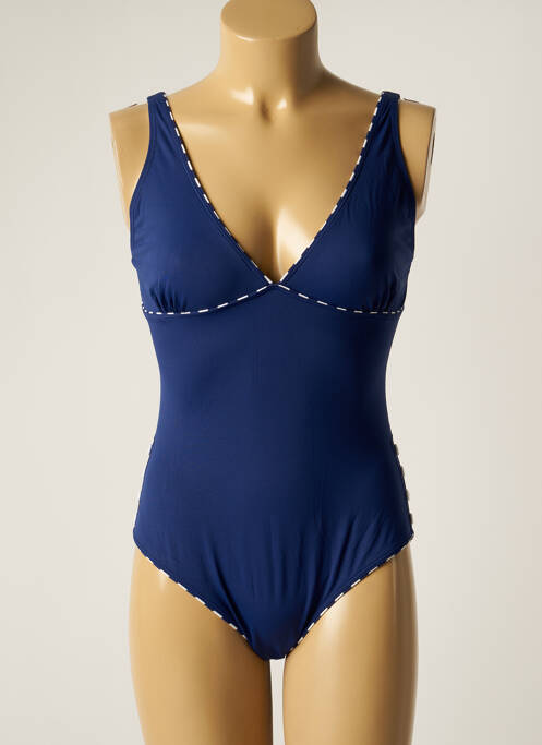 Costum de baie dintr-o singură piesă albastru HAUTE PRESSION femeie