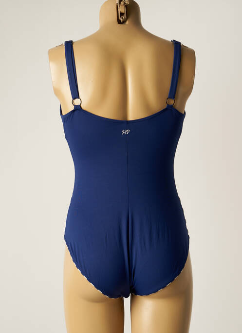 Costum de baie dintr-o singură piesă albastru HAUTE PRESSION femeie