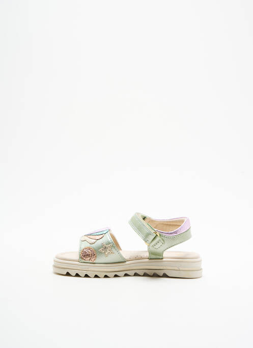 Sandale/Pantofi decupați verde STONES AND BONES fată