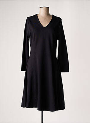 Rochie midi mâneci lungi mâneci lungi negru MALOKA femeie