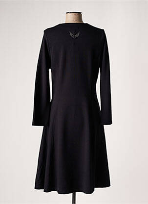 Rochie midi mâneci lungi mâneci lungi negru MALOKA femeie