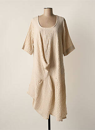 Rochie midi bej GERSHON BRAM femeie