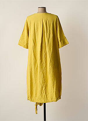 Rochie midi mâneci scurte mâneci scurte verde GERSHON BRAM femeie