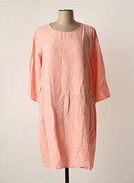 Rochie midi mâneci lungi mâneci lungi roz MALVIN femeie