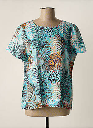 Top albastru MALVIN femeie