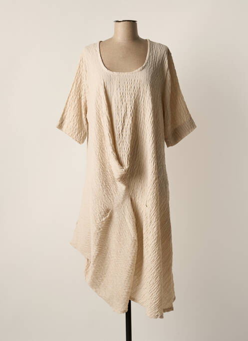 Rochie midi bej GERSHON BRAM femeie