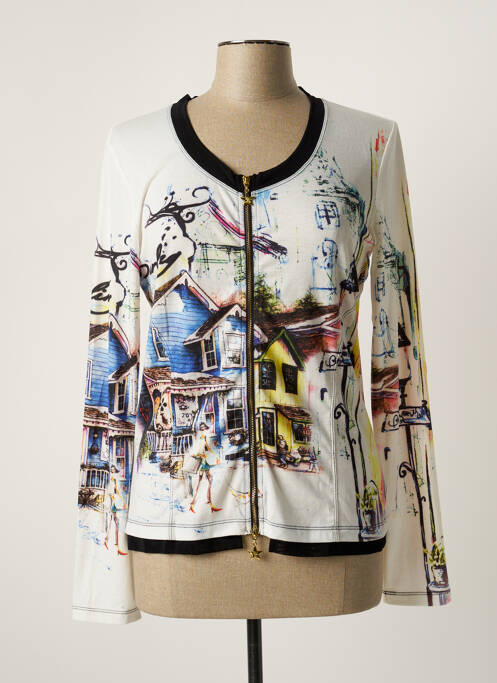 Vestă cu mâneci lungi bej ETOILE DU MONDE femeie