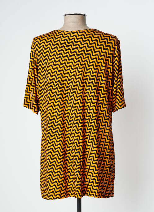 Tunică mâneci scurte portocaliu SEMPRE PIU femeie