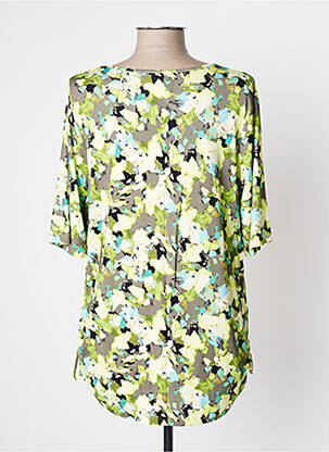 Top elasticitate mâneci lungi verde APRICO femeie