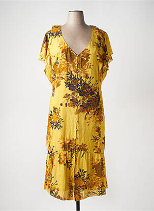 Rochie lungă galben FRED SABATIER femeie