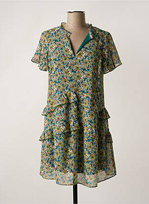 Rochie scurtă verde ONE STEP femeie