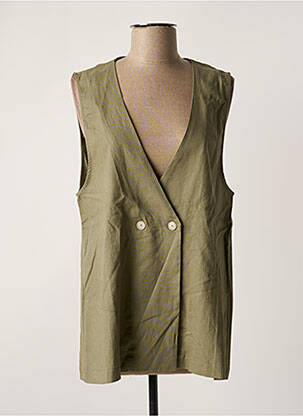 Vestă fără mâneci verde MUS & BOMBON femeie